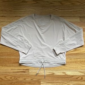 lululemon athletica Cream Long Sleeve Top